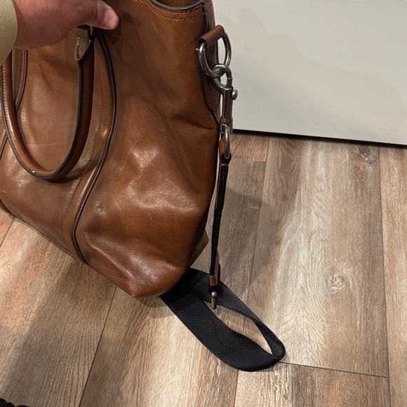 Coach Tan Leather Men's Briefcase - Picture 4 of 6